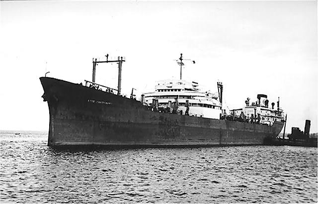 photo 6x4 mc2807 built 1954 UK Oil Tanker Esso Canterbury 